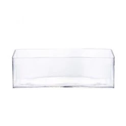 Vase Market Glass Rectangle Vase H-4" Open-12"x 4" Planter (Multiple Packing) -vasemark Shop glass rectangle vases gcb169.2.800 2