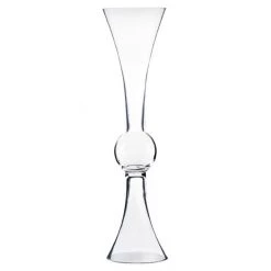 vasemark Shop 21 Vase Market Reversible Clarinet Glass Trumpet Vase H-36"
