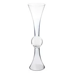 Vase Market Reversible Clarinet Glass Trumpet Vase H-36" -vasemark Shop glass trumpet vases centerpieces gtr162.2.800
