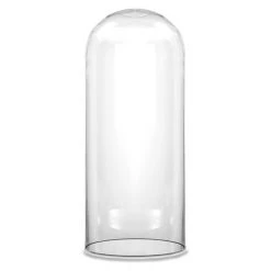 Vase Market Glass Dome Cloche Bell Jar Terrarium, H-14" (Multiple Packing)