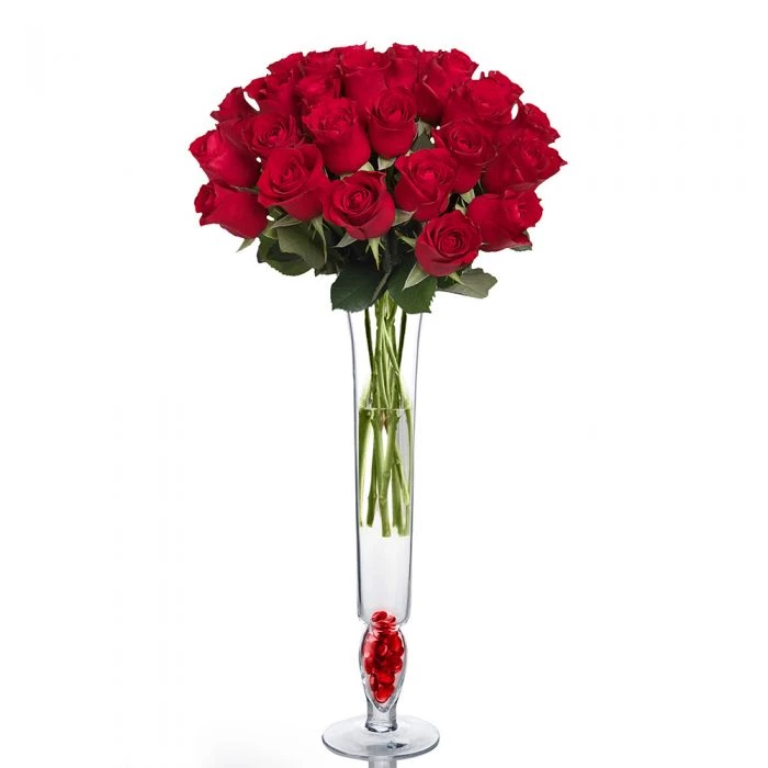 Vase Market Glass Trumpet Vases H-20" D-4.5" Wedding Centerpiece (Multiple Packing) 4 Vase Market Glass Trumpet Vases H-20" D-4.5" Wedding Centerpiece (Multiple Packing) - Image 4