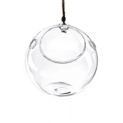 Vase Market Hanging Glass Plant Terrarium, Candle Holder. H-5.5" D-5" (Multiple Packing) -vasemark Shop hanging tealight candle holder gch101 05 02