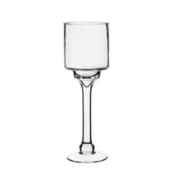 Vase Market Long Stem Glass Candle Holder. H-12" Open-4" (Multiple Packing) -vasemark Shop hurricanes glass candle holders gfc121 12 main 01