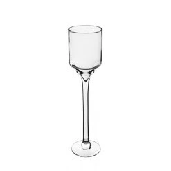 Vase Market Long Stem Glass Candle Holder Set Of 3. H-12"/14"/16" Open-4", Pack Of 18 Pcs -vasemark Shop hurricanes glass candle holders gfc121 16 details 01 3