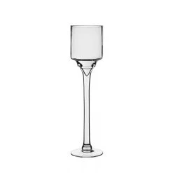 Vase Market Long Stem Glass Candle Holder H-16" Open-4" (Multiple Packing) -vasemark Shop hurricanes glass candle holders gfc121 16 main 01