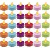 Vase Market 240-pcs LED Flameless Tealight Candles (Multiple Colors)