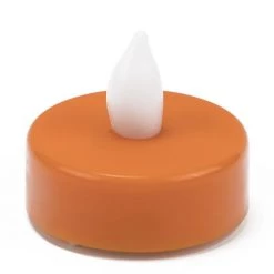 Vase Market 240-pcs LED Flameless Halloween Tealight Candles, Orange (Multiple Packing) -vasemark Shop led tealight candle holders lte01wam orange 1