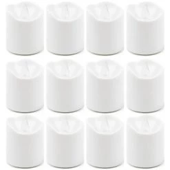Vase Market 72 Pcs LED Flameless Votive Candle H-1.5" D-1.5" (Multiple Packing) -vasemark Shop led votive candle holders lvoc01wam 2