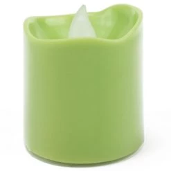 Vase Market 72 Pcs LED Green Votive Candle H-1.5" D-1.5" (Multiple Packing) -vasemark Shop led votive candle holders lvoc01wam g 1