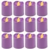Vase Market 72 Pcs LED Violet Votive Candle H-1.5" D-1.5" (Multiple Packing) - Free Shipping