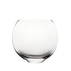 Vase Market Glass Moon Shape Vase H-10.25" D-3.75" Oval Centerpieces (Multiple Packing) -vasemark Shop moon shape vase gob107 1
