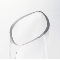 Vase Market Glass Moon Shape Vase H-10.25" D-3.75" Oval Centerpieces (Multiple Packing) -vasemark Shop moon shape vase gob107 3