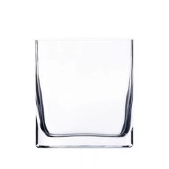 Vase Market Glass Rectangle Vase Round Edge H-8" Open-7"x1.75" (Multiple Packing) -vasemark Shop rectangle vase gcu163.1.800