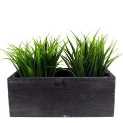 Vase Market Wood Rectangle Black Planter Box W/ Plastic Liner H-4" Open-10"x5" (Multiple Packing) 11 Vase Market Wood Rectangle Black Planter Box W/ Plastic Liner H-4" Open-10"x5" (Multiple Packing) -vasemark Shop rectangle wood planter liner unfinished wpcb051004bk 9