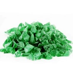 Vase Market 18 Lbs Vase Filler Sea Glass Frosted Green 0.5" - 1", Available In 28 Lbs