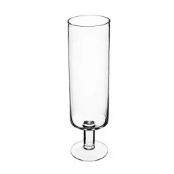 Vase Market Glass Candle Holder H-14" Open-4" Short Pedestal Stem (Multiple Packing) -vasemark Shop short stem glass candle holer gfc101 14 details 01