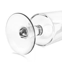 Vase Market Set Of 2 Short Stem Glass Candle Holder H-14"/17" Open-4" (Multiple Packing) -vasemark Shop short stem glass candle holer gfc101 17 details 04 2