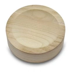 Vase Market Slant Cut Bubble H-8.5" D-4.5" Terrarium Bowls With Wood Base (Multiple Packing) -vasemark Shop slant cut bowl with wood base gcu220 07 9