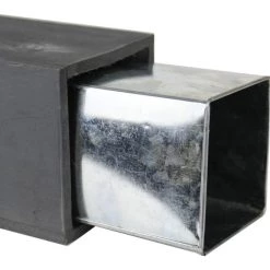 Vase Market Wood Square Planter Box W/ Zinc Liner Gray H-15" Open-5"x5" (Multiple Packing) -vasemark Shop tall wood planters gray brown zwcb050515lg 4