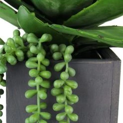 Vase Market Wood Square Planter Box W/ Zinc Liner Gray H-20" Open-5"x5" (Multiple Packing) -vasemark Shop tall wood planters gray brown zwcb050520lg 1 2