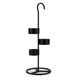 Vase Market Tea Light Black Metal Candle Holder Stands. H-11.75" D-4.25" (Multiple Packing) -vasemark Shop tealight candle holder stand msh001bk 4