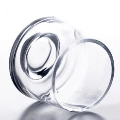 Vase Market Terrarium Vase On Wood Base Stand. H-6", D-4.5" (Multiple Packing) -vasemark Shop terrarium taper up vase wood base gch230 06 angle.1000 1