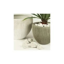 Vase Market Ceramic Planter Pot Satin White H-7" -vasemark Shop u cpt dec 1