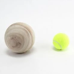 Vase Market Natural Unfinished Wood Ball Sphere D-4.5" (Multiple Packing) -vasemark Shop unfinished wood balls vfwbp045 1