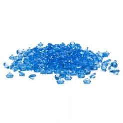 Vase Market 12 Lbs Acrylic Light Blue Diamond Vase Fillers 0.5" Wedding Gems Table Scatter (Approx. 2880 Pcs) -vasemark Shop vase filler acrylic diamond artificial crystal vfac004lb main 01