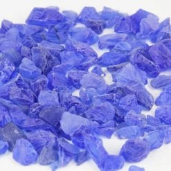 Vase Market 18 Lbs Vase Filler Sea Glass Frosted Blue 0.5" - 1", Available In 28 Lbs -vasemark Shop vase fillers sea glass ggm005fb 1