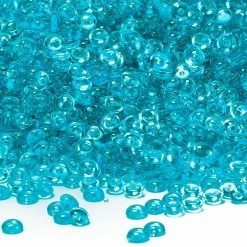 Vase Market 12 Lbs Vase Fillers Acrylic Rain Drop Light Blue 0.25", Available In 24 Lbs -vasemark Shop vfac001lb