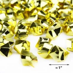 Vase Market 12 Lbs Acrylic Ice Rock Crystal 1" Large Gold Vase Fillers , Available In 24 Lbs 11 Vase Market 12 Lbs Acrylic Ice Rock Crystal 1" Large Gold Vase Fillers , Available In 24 Lbs -vasemark Shop vfac002gd size