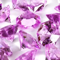 Vase Market 12 Lbs Acrylic Ice Rock Crystal 1" Large Clear Vase Fillers , Also Available In 24 Lbs -vasemark Shop vfac007v 1