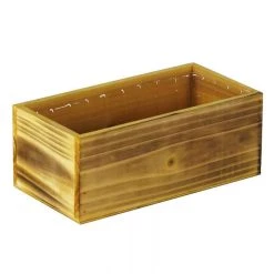 Vase Market Wood Rectangle Light Brown Planter Box W/ Plastic Liner H-4" Open-10"x5" (Multiple Packing) 7 Vase Market Wood Rectangle Light Brown Planter Box W/ Plastic Liner H-4" Open-10"x5" (Multiple Packing) -vasemark Shop wpcb051004un 1