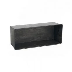Vase Market Zinc Rectangle Galvanized Planter Iron Grey Finish. H-4" Open-12"x5" (Multiple Packing) -vasemark Shop zicb051204 zicb051604 zicb052004 zicb052404zicb052804 details 03